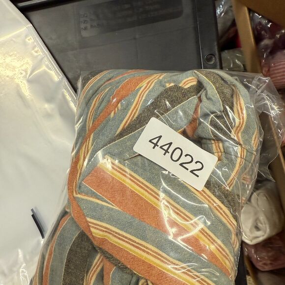 The Territory Ahead Shirt Men 2XL Tall Blue Striped Button Up Collared Cotton - Picture 6 of 6